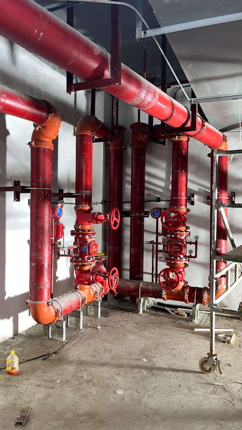 同行說(shuō)說(shuō),這個(gè)濕式報(bào)警閥組安裝得怎么樣啊?深圳消防工程#消防